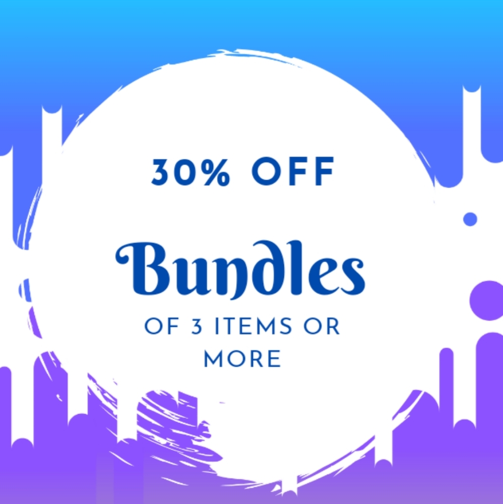Bundle items and save money!